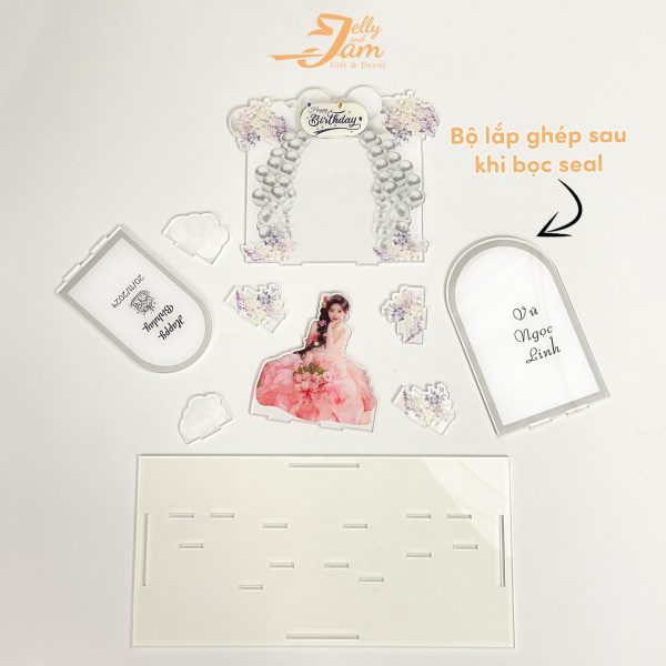 Mô hình lắp ghép quà tặng sinh nhật size 24cm - Ảnh 3