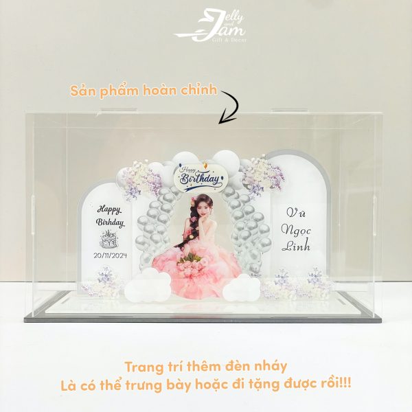 Mô hình lắp ghép quà tặng sinh nhật size 24cm - Ảnh 6