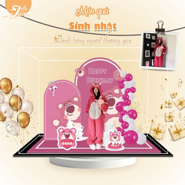 Mô hình lắp ghép quà tặng sinh nhật size 14cm