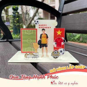 Mô hình lắp ghép chủ đề sinh nhật - Size Mini - Mẫu HMN-14 - Jelly and Jam
