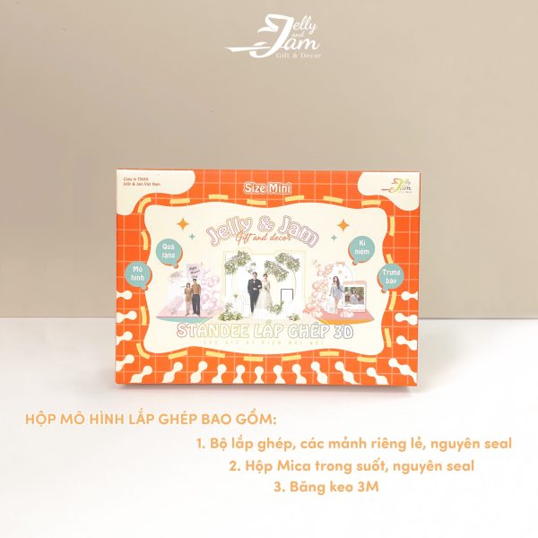 Mô hình lắp ghép quà tặng Noel size mini 14cm - Ảnh 2