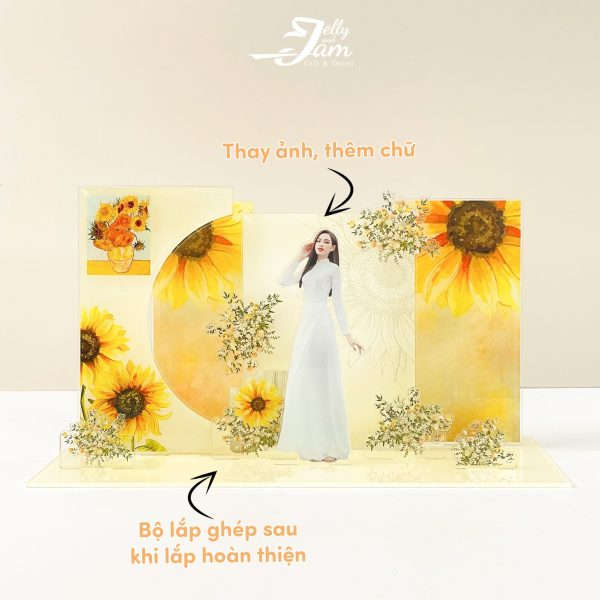 Mô hình lắp ghép quà tặng thầy cô 20/11 size 24cm - Ảnh 4
