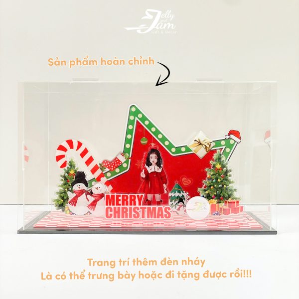 Mô hình lắp ghép quà tặng Noel size 24cm - Ảnh 6