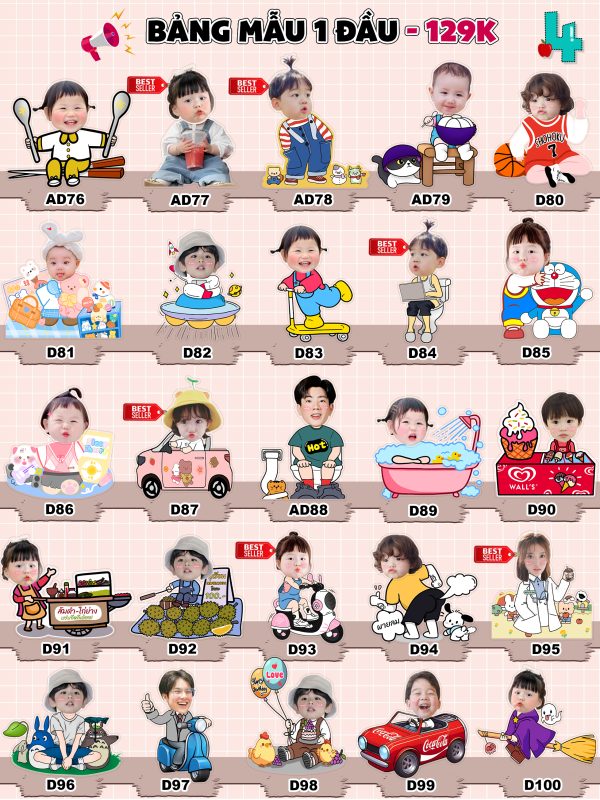 Lắc đầu loại 1 đầu 2D - Ảnh 7