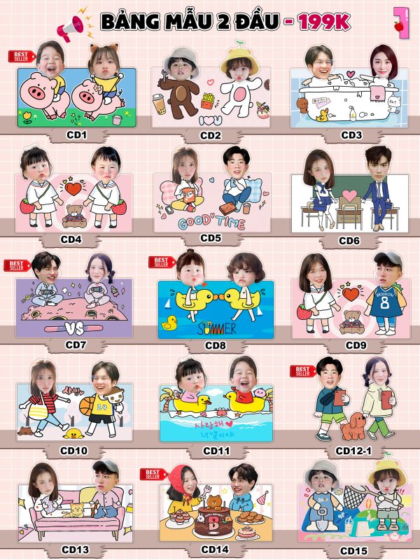 Lắc đầu loại 2 đầu 2D - Ảnh 6