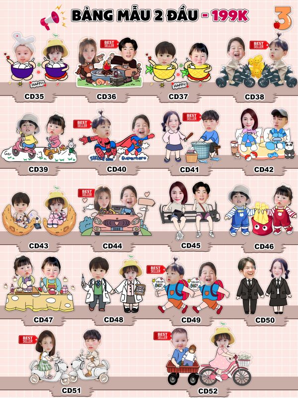 Lắc đầu loại 2 đầu 2D - Ảnh 7