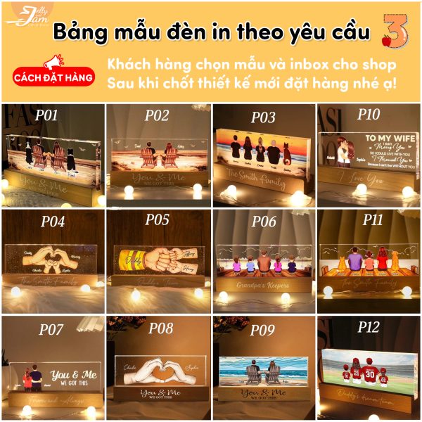 Đèn in hình theo yêu cầu - Ảnh 4