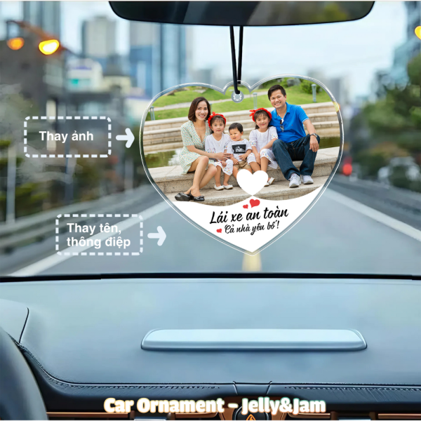 Khánh treo xe trang trí xe hơi thiết kế theo yêu cầu - Car Onament - Ảnh 6
